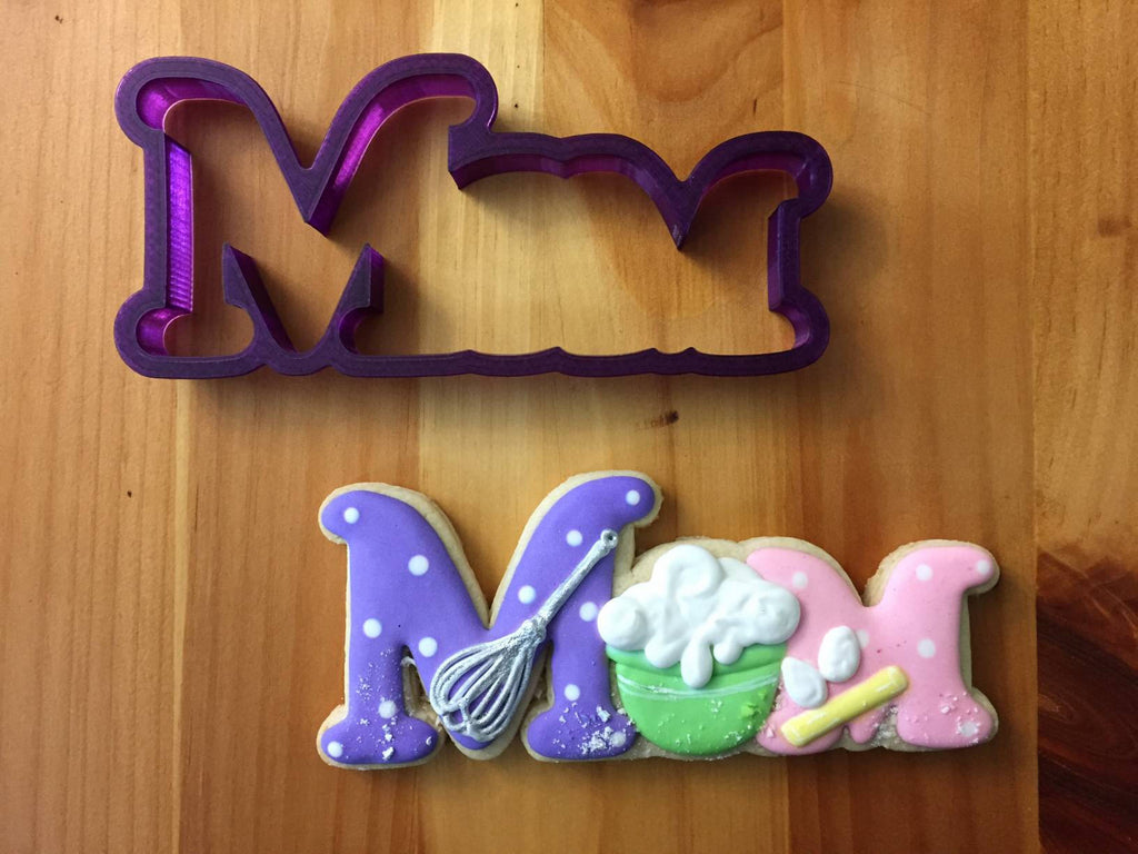 Mom Cookie Cutter and Fondant Cutter and Clay Cutter