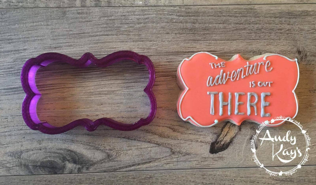 Jesse Plaque Cookie Cutter and Fondant Cutter and Clay Cutter