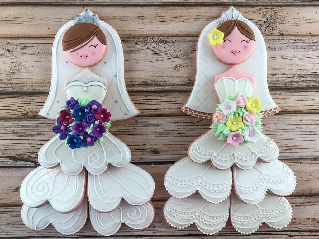 Build A Bride Set or Communion Girl Set Cookie Cutter or Fondant Cutter and Clay Cutter