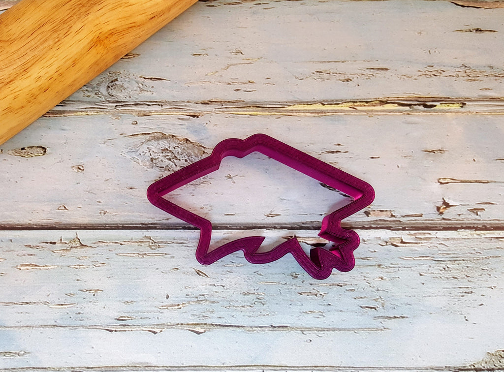 Miss Doughmestic Mortar Board or Graduation Cap Cookie Cutter or Fondant Cutter and Clay Cutter