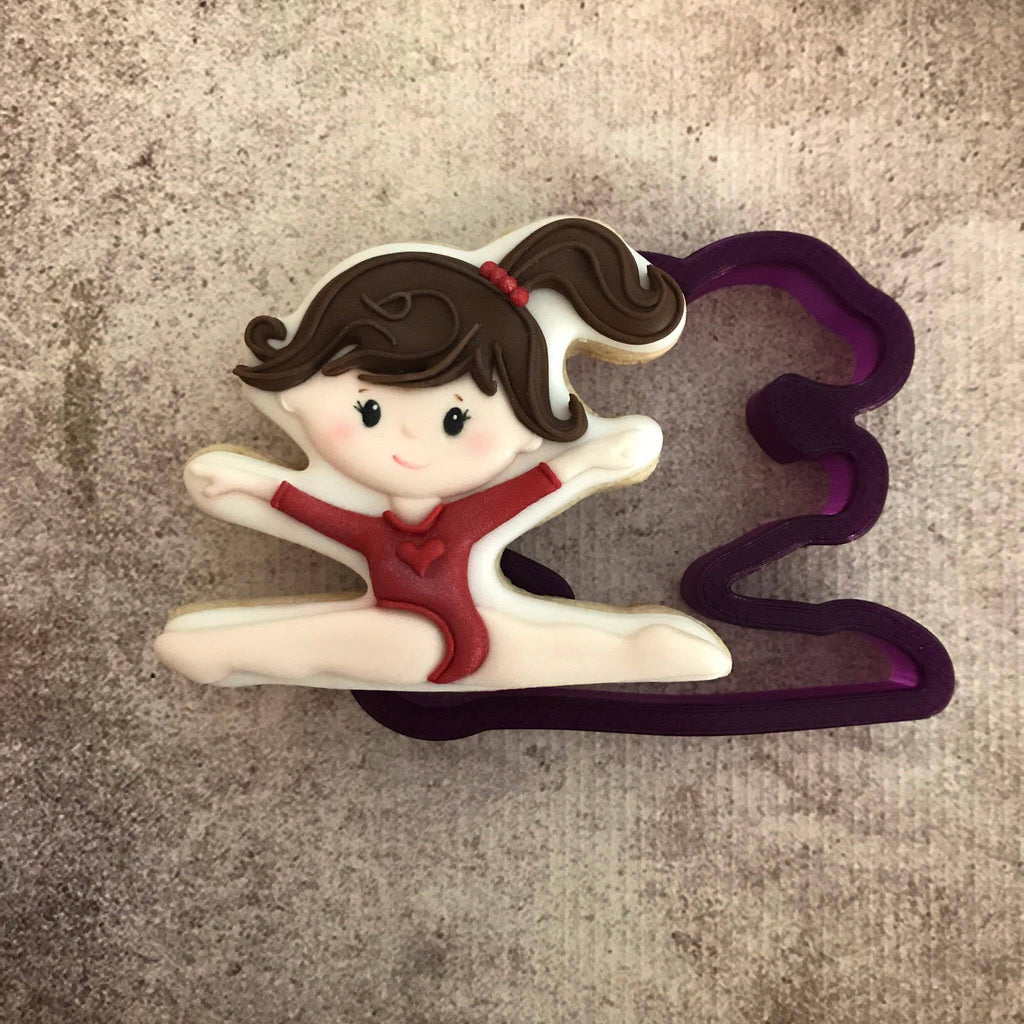 Gymnast #3 Cookie Cutter or Fondant Cutter and Clay Cutter