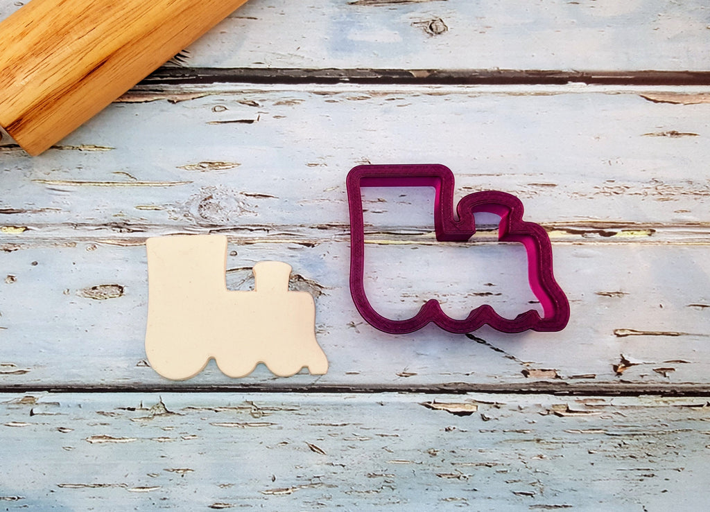 Train Cookie Cutter and Fondant Cutter and Clay Cutter