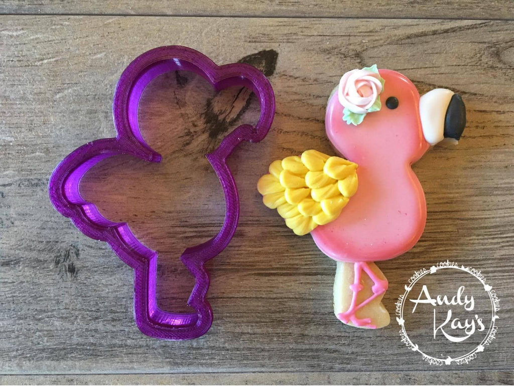 Andy Kay's Flamingo Cookie Cutter and Fondant Cutter and Clay Cutter