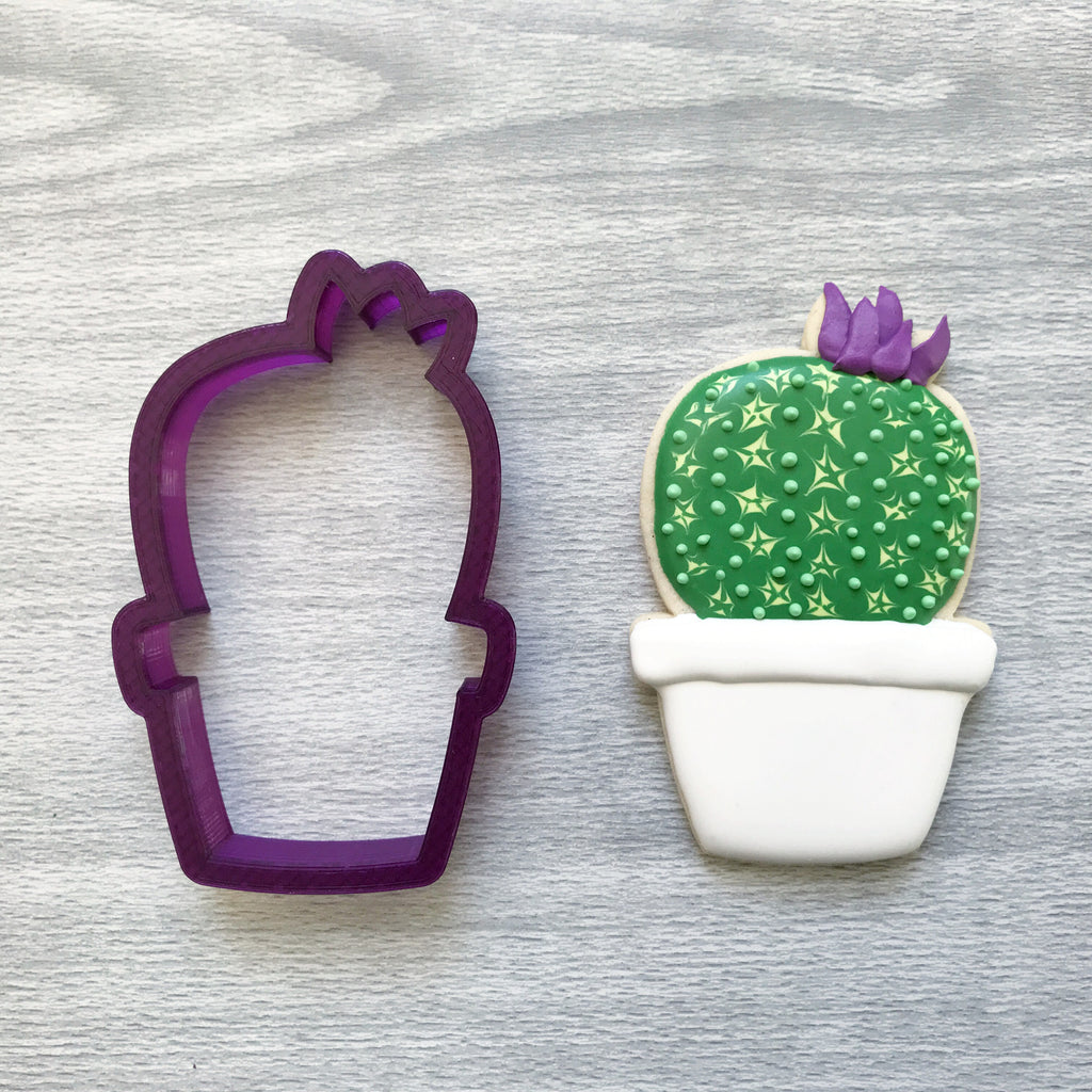 Cactus in a Pot #1 Cookie Cutter and Fondant Cutter and Clay Cutter