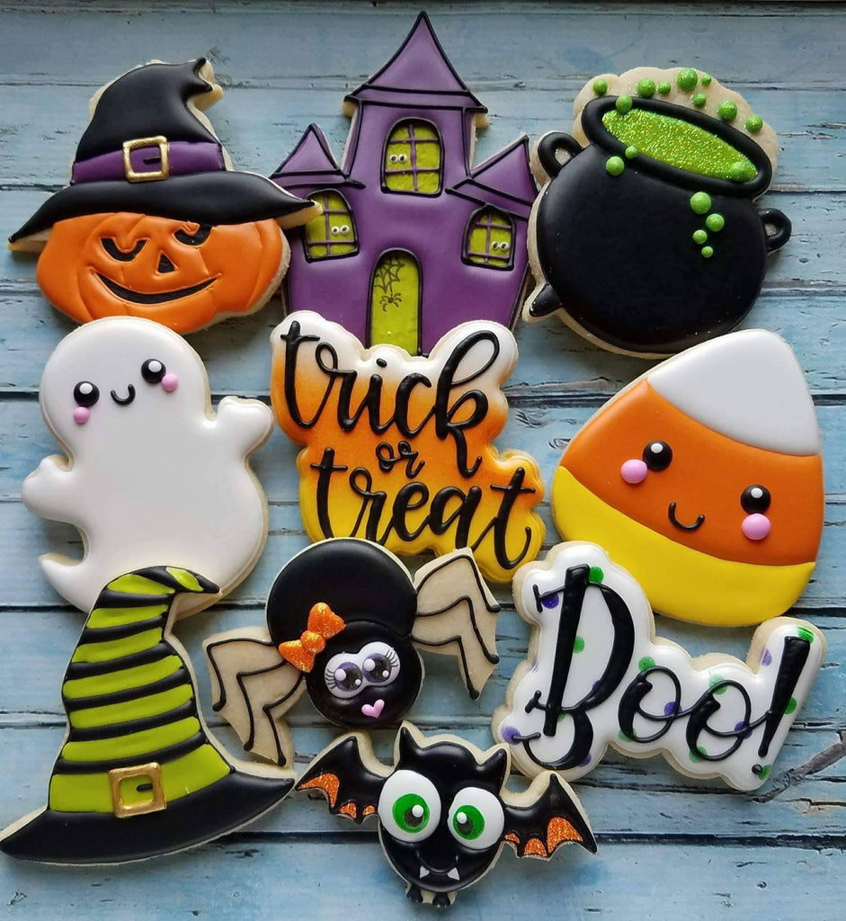 Boo! Hand Lettered Cookie Cutter and Fondant Cutter and Clay Cutter with Optional Stencil