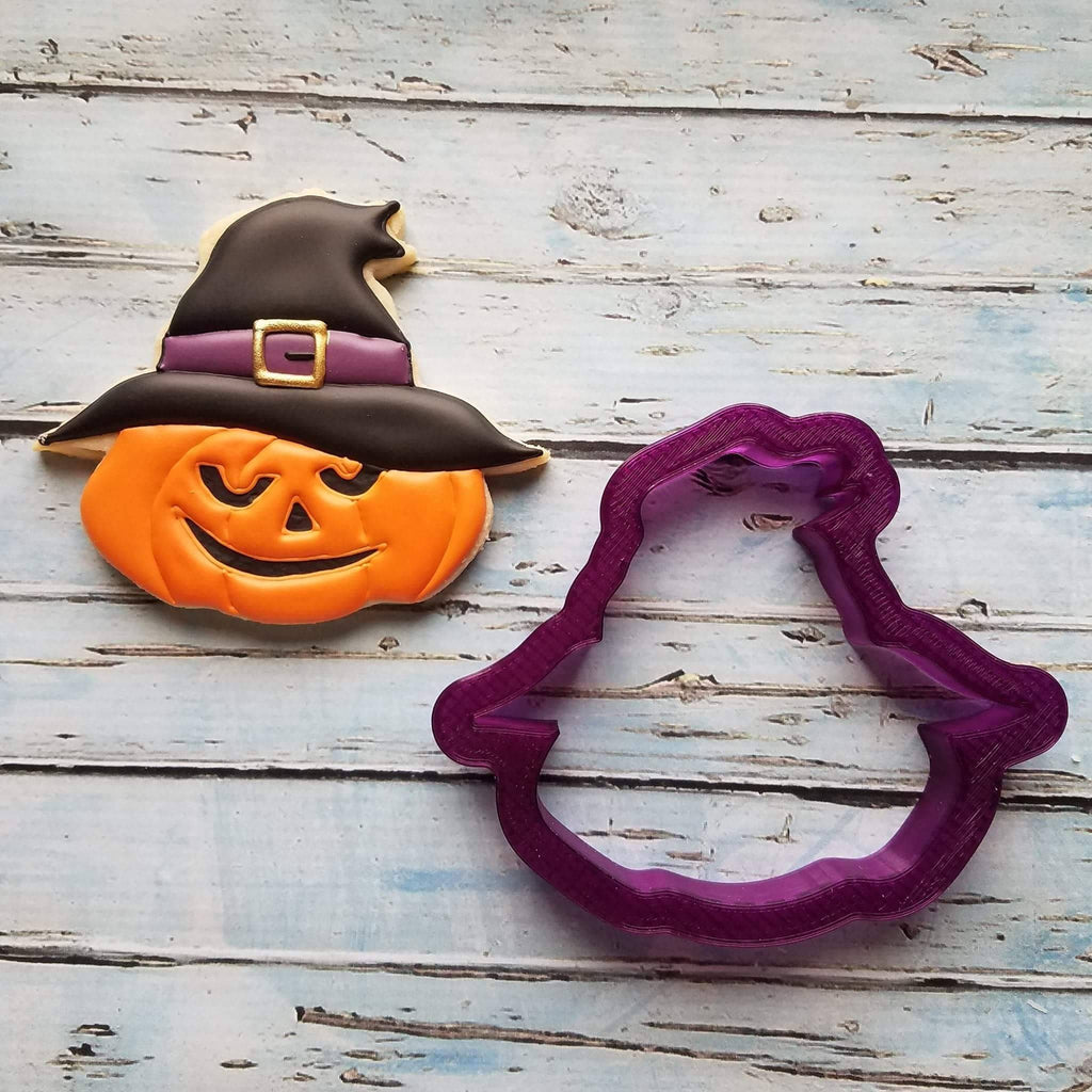 SugarBliss Cookies Scarecrow or Witch Pumpkin Cookie Cutter or Fondant Cutter and Clay Cutter