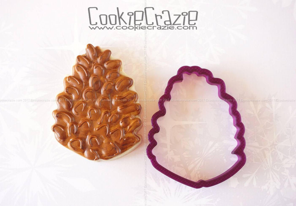 Pinecone or Pine Cone Cookie Cutter and Fondant Cutter and Clay Cutter