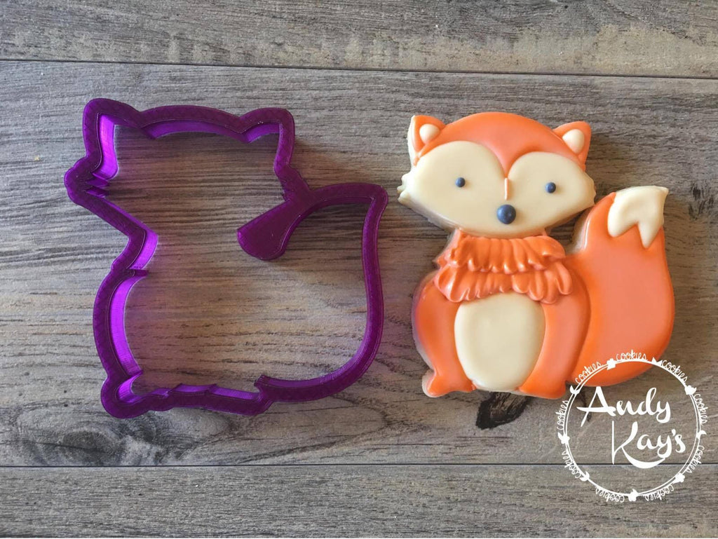 Tribal Fox Cookie Cutter and Fondant Cutter and Clay Cutter