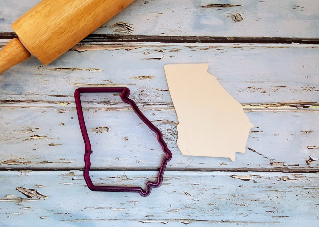 State of Georgia Cookie Cutter and Fondant Cutter and Clay Cutter