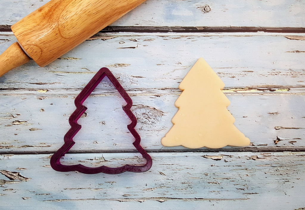 Full Christmas Tree Cookie Cutter and Fondant Cutter and Clay Cutter