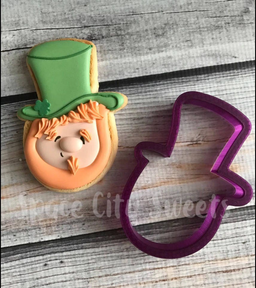 Leprechaun Cookie Cutter and Fondant Cutter and Clay Cutter