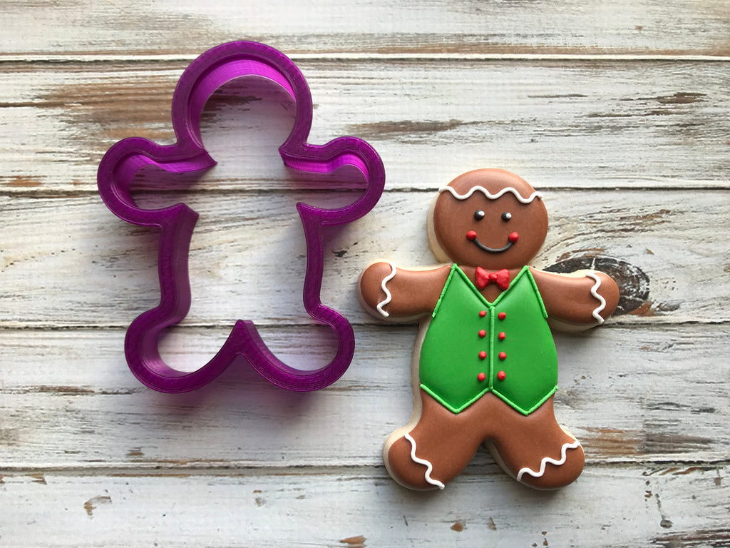 Gingerbread Man Cookie Cutter or Fondant Cutter and Clay Cutter