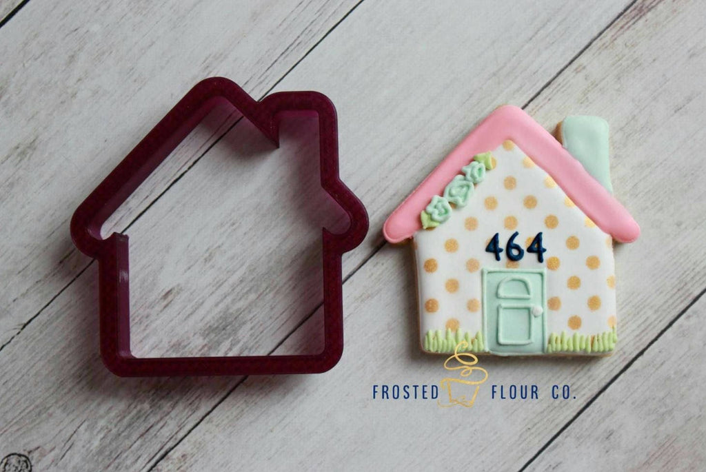 House with Chimney Cookie Cutter or Fondant Cutter and Clay Cutter