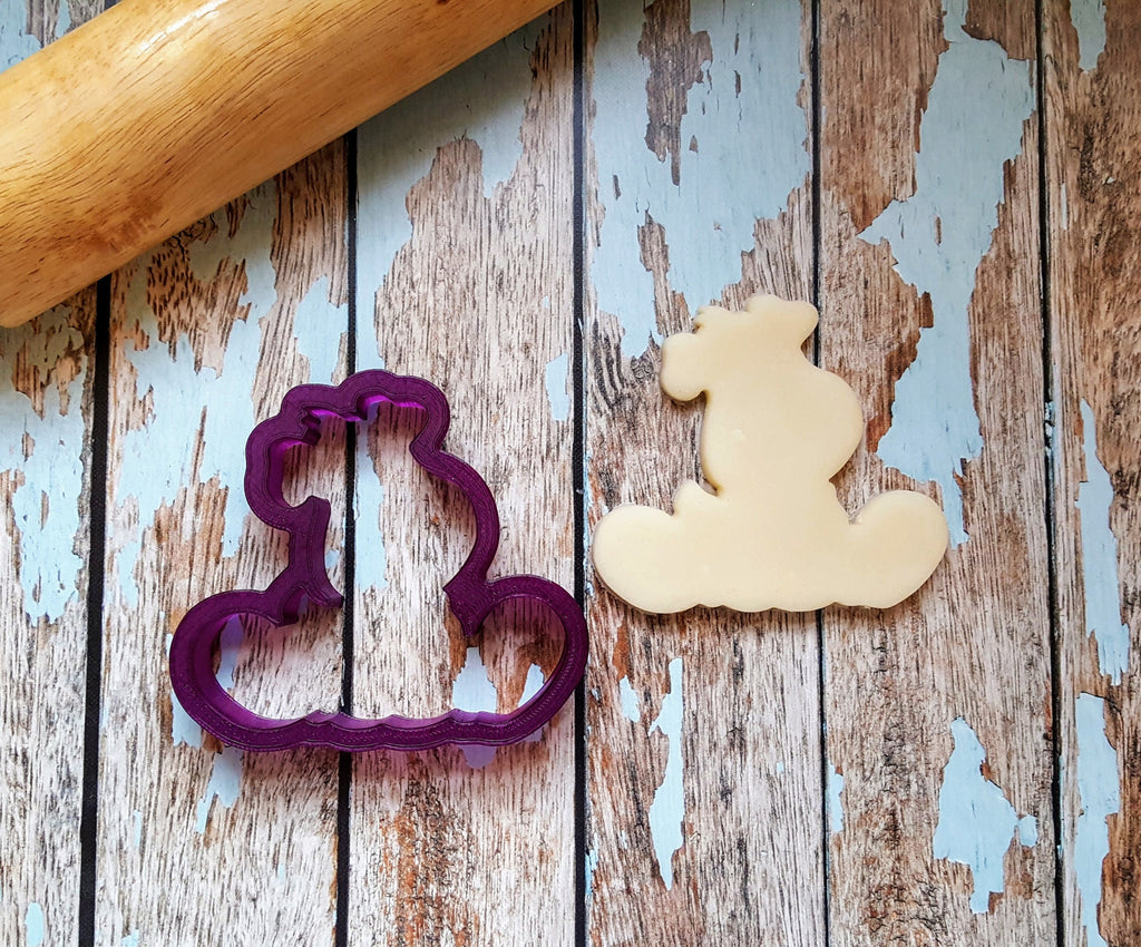 Polar Bear or Dog by The Floured Canvas Cookie Cutter and Fondant Cutter and Clay Cutter