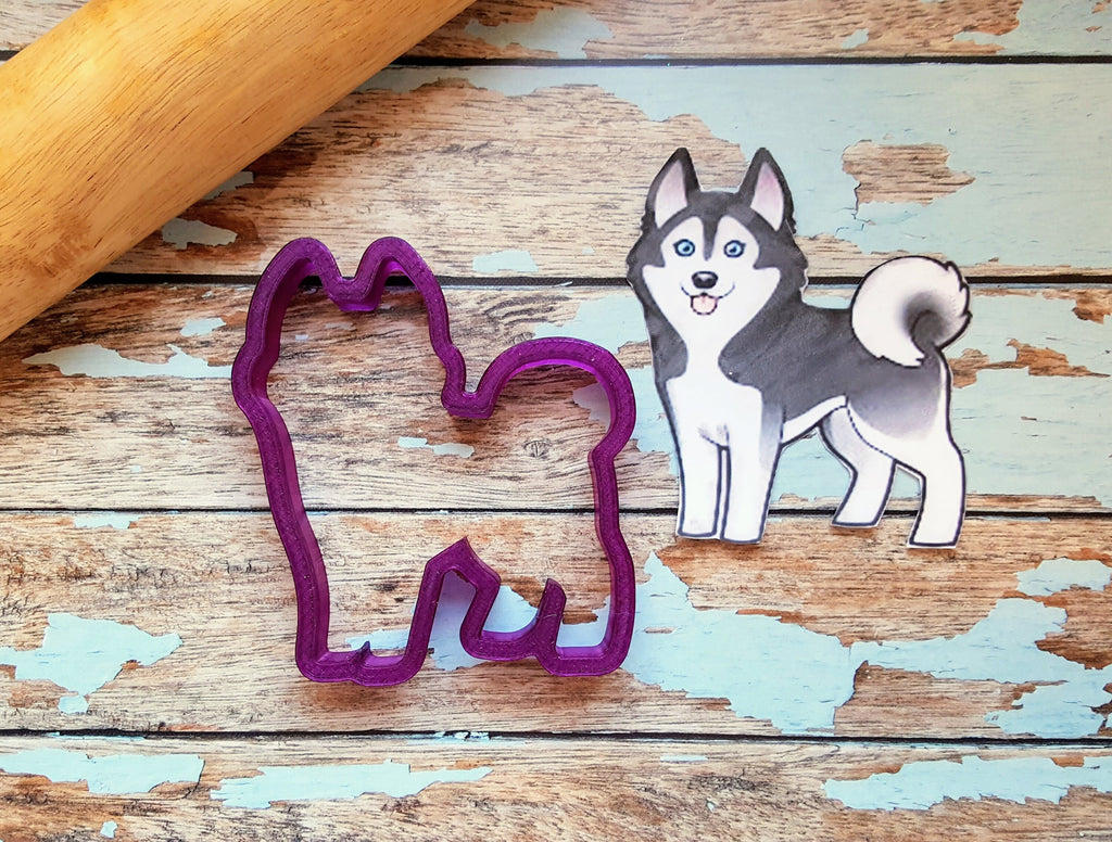 Alaskan Malamute or Husky Cookie Cutter or Fondant Cutter and Clay Cutter