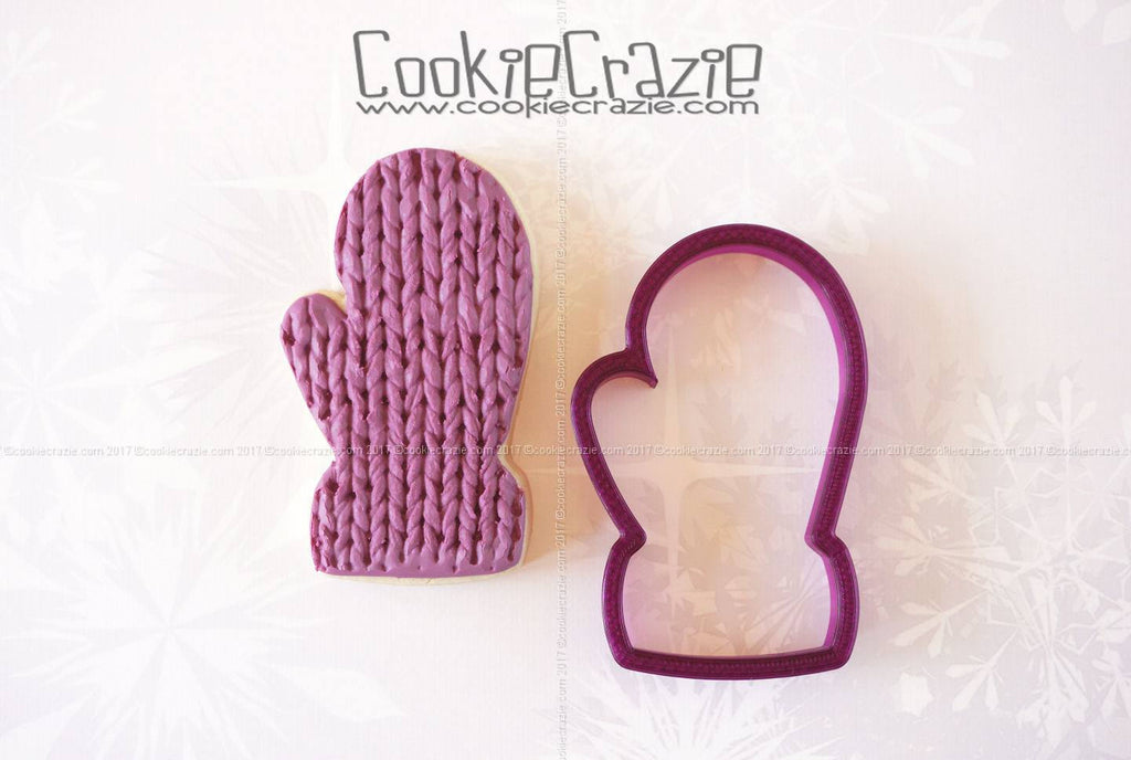 Mitten #2 or Boxing Glove Cookie Cutter or Fondant Cutter and Clay Cutter