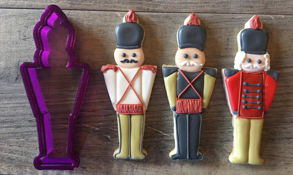 Toy Soldier or Nutcracker Cookie Cutter and Fondant Cutter and Clay Cutter