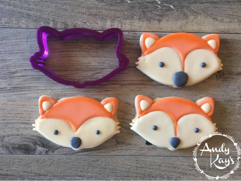 Fox Face Cookie Cutter and Fondant Cutter and Clay Cutter