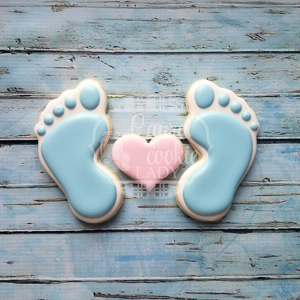 Baby Foot Cookie Cutter and Fondant Cutter and Clay Cutter