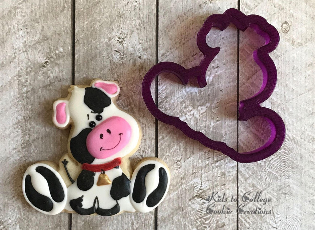 Polar Bear or Dog by The Floured Canvas Cookie Cutter and Fondant Cutter and Clay Cutter