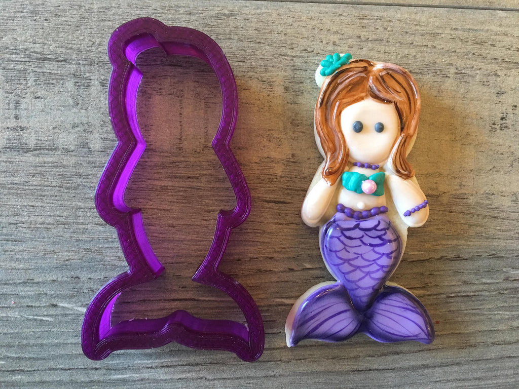 Andrea's Mermaid Cookie Cutter and Fondant Cutter and Clay Cutter