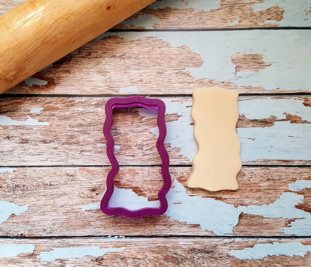 Bacon or Slice of Bacon Cookie Cutter or Fondant Cutter and Clay Cutter