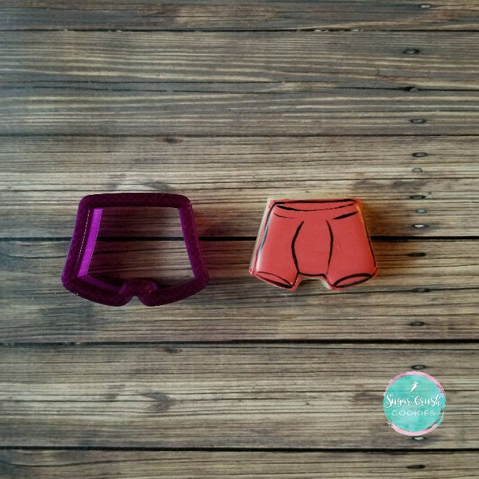 Boxer Briefs Cookie Cutter or Fondant Cutter and Clay Cutter