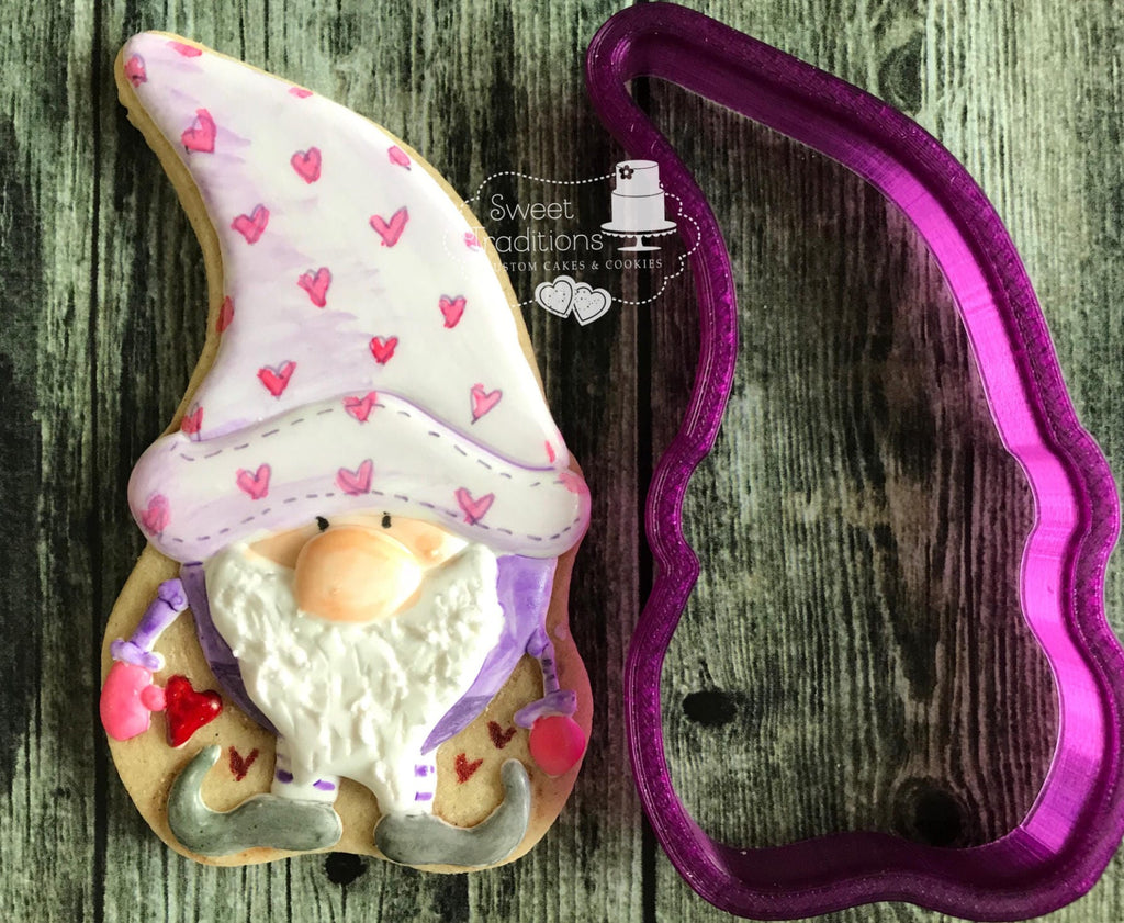 Gnome #3 or Santa Cookie Cutter and Fondant Cutter and Clay Cutter