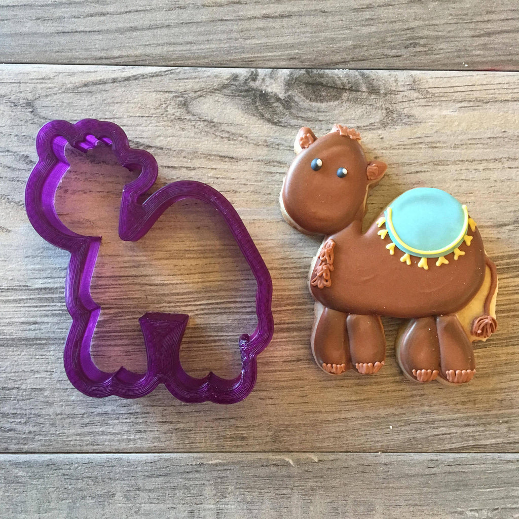 Camel with Nativity Scene Cookie Cutter and Fondant Cutter and Clay Cutter