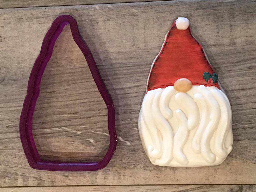 Gnome or Santa Cookie Cutter and Fondant Cutter and Clay Cutter