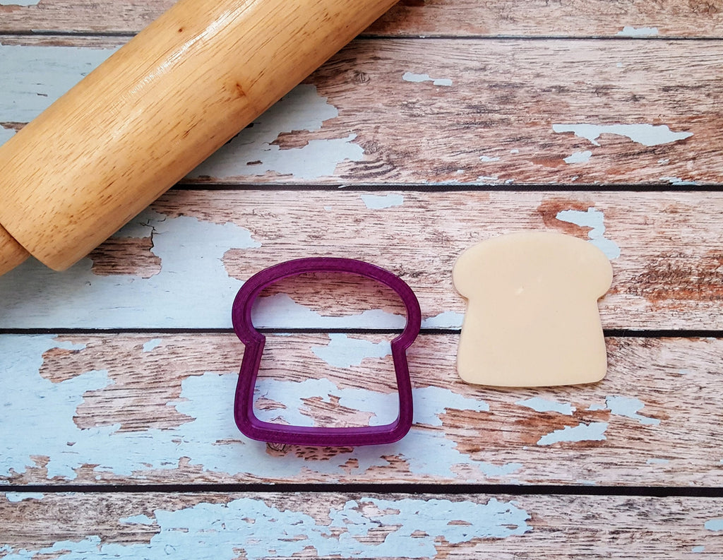 Sugarbelle Toast #2 or Slice of Bread Cookie Cutter or Fondant Cutter and Clay Cutter