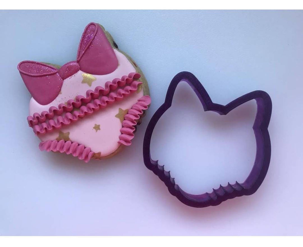 Miss Doughmestic Baby Diaper with Bow Cookie Cutter and Fondant Cutter and Clay Cutter