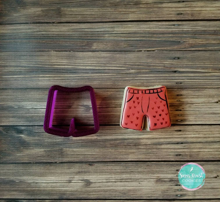 Boxers or Shorts Cookie Cutter or Fondant Cutter and Clay Cutter