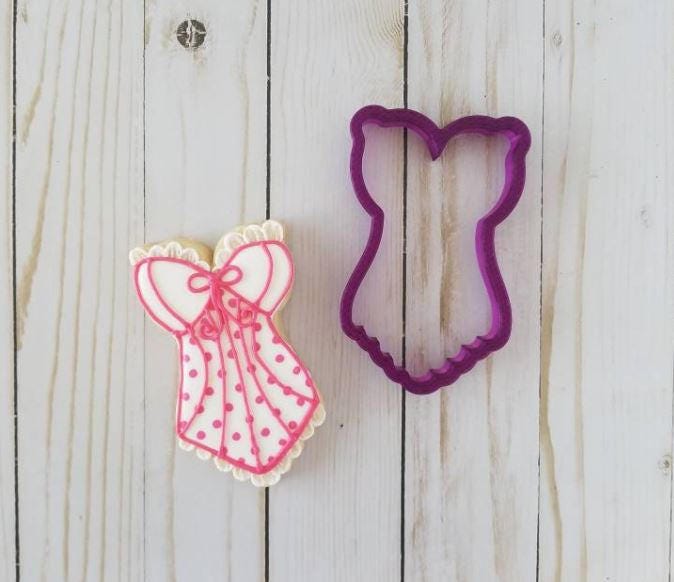 Corset Cookie Cutter or Fondant Cutter and Clay Cutter