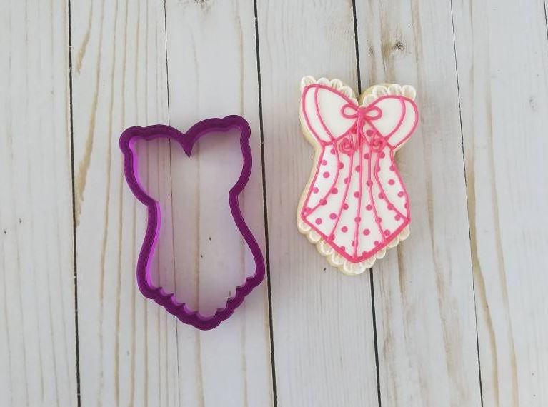 Corset Cookie Cutter or Fondant Cutter and Clay Cutter