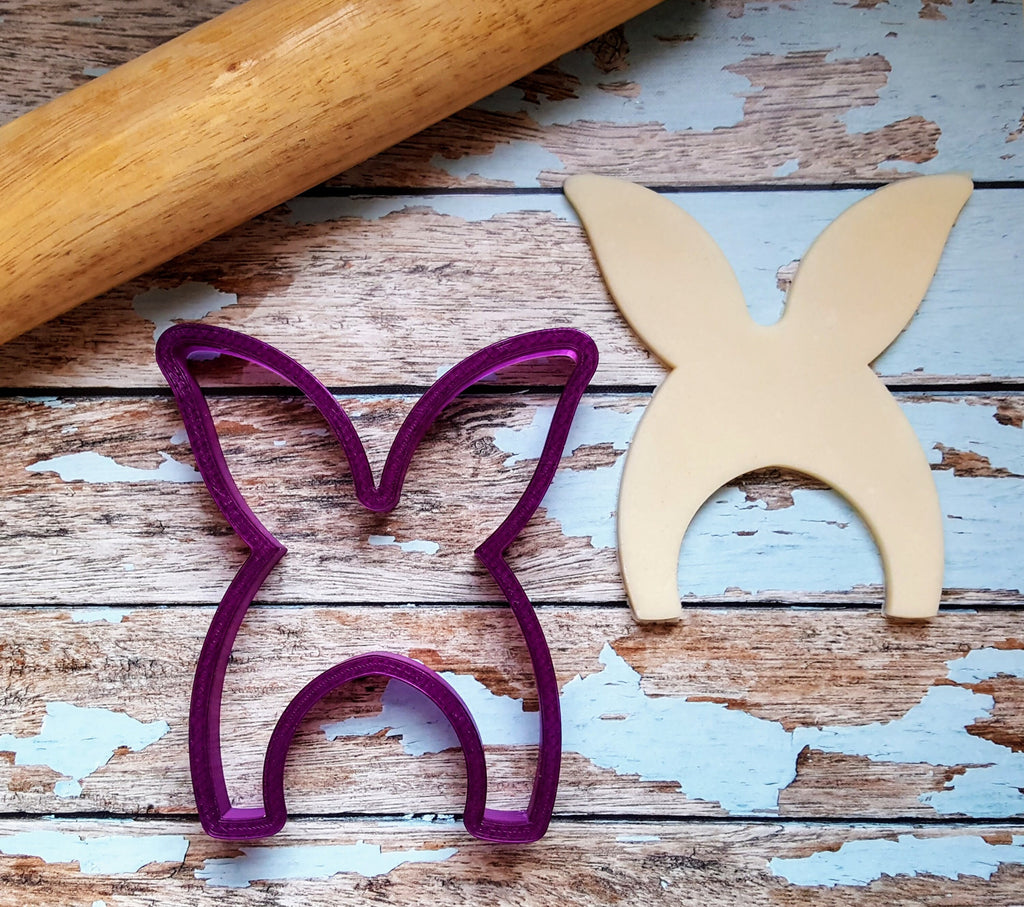 Bunny Headband Cookie Cutter and Fondant Cutter and Clay Cutter