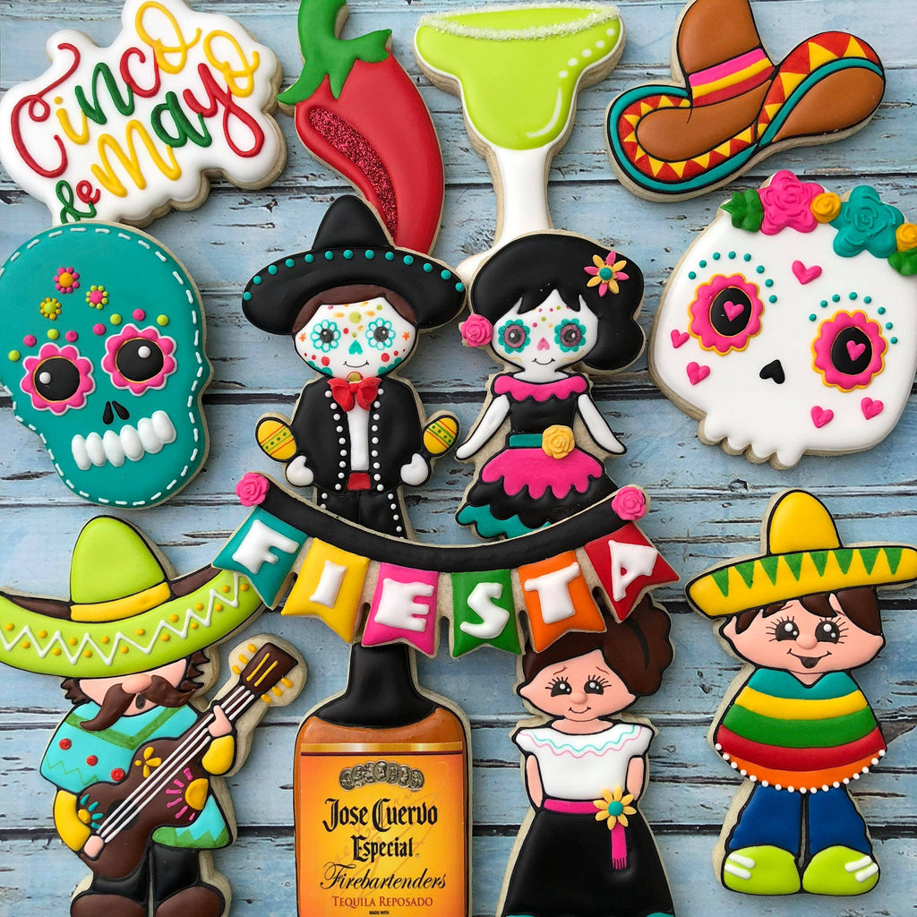 Fiesta Girl #1 Cookie Cutter and Fondant Cutter and Clay Cutter