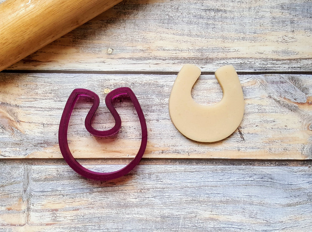 Sugarbelle Horse Shoe or Horseshoe Cookie Cutter or Fondant Cutter and Clay Cutter