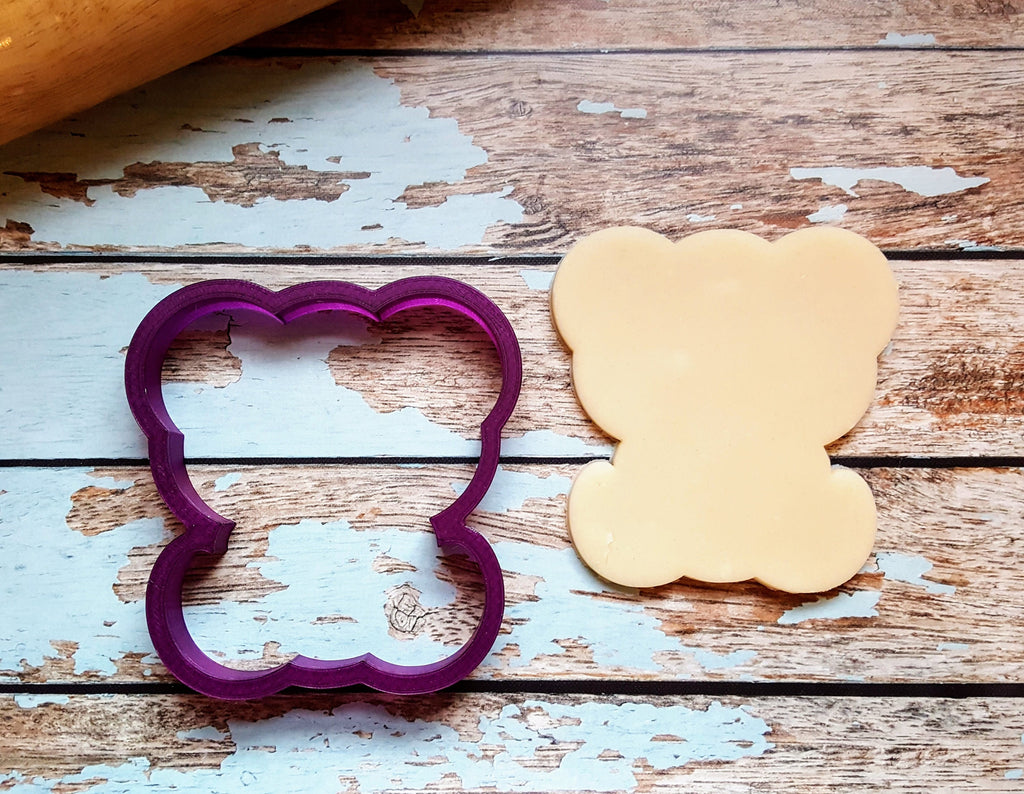 Big Headed Bear or Large Head Panda Bear Cookie Cutter and Fondant Cutter and Clay Cutter