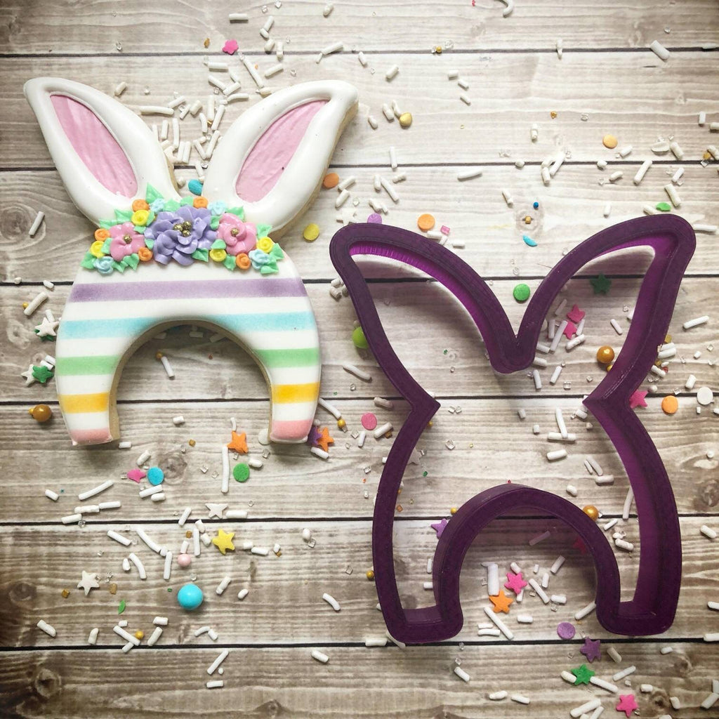 Bunny Headband Cookie Cutter and Fondant Cutter and Clay Cutter