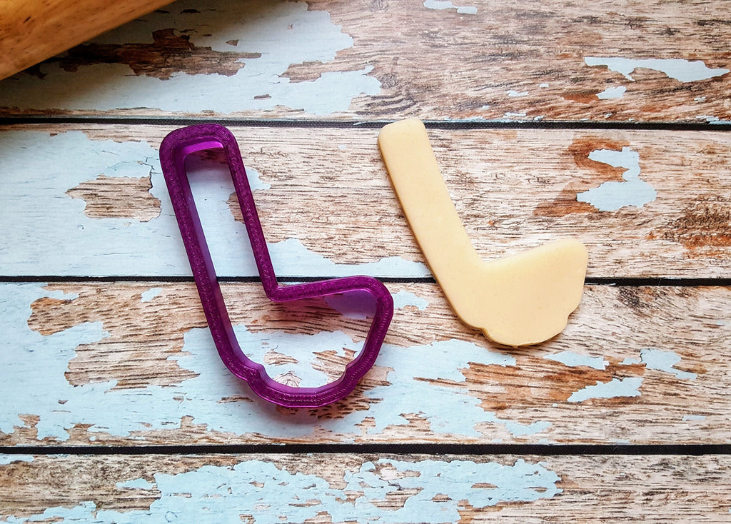 Hockey Stick and Puck or Golf Club and Ball Cookie Cutter and Fondant Cutter and Clay Cutter