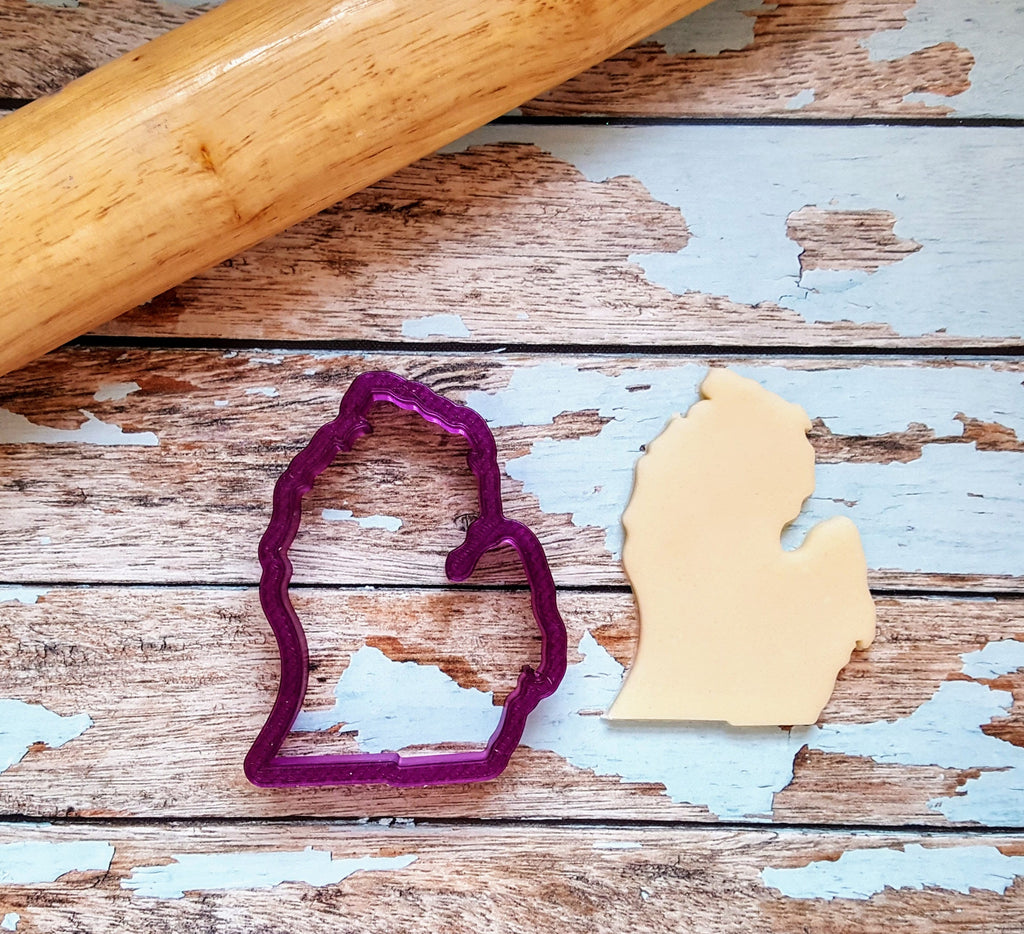 State of Michigan Cookie Cutter and Fondant Cutter and Clay Cutter