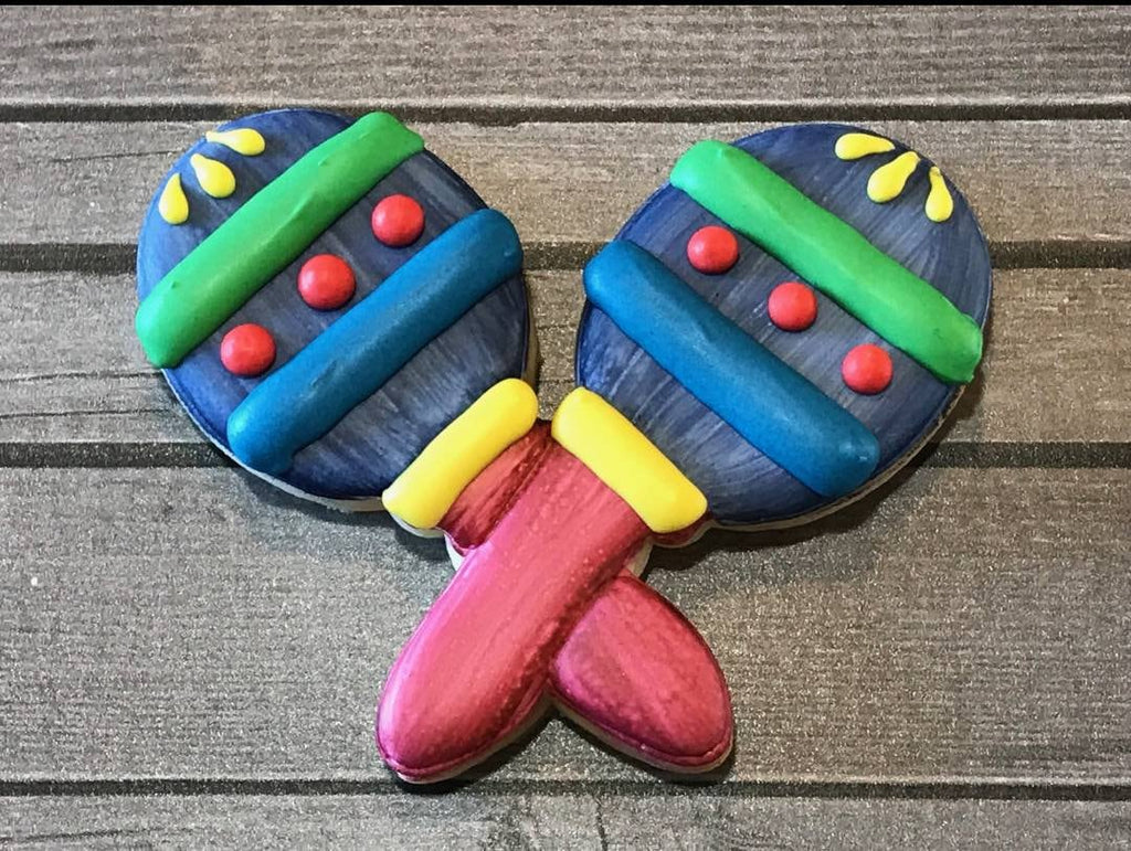 Double Maracas Cookie Cutter and Fondant Cutter and Clay Cutter