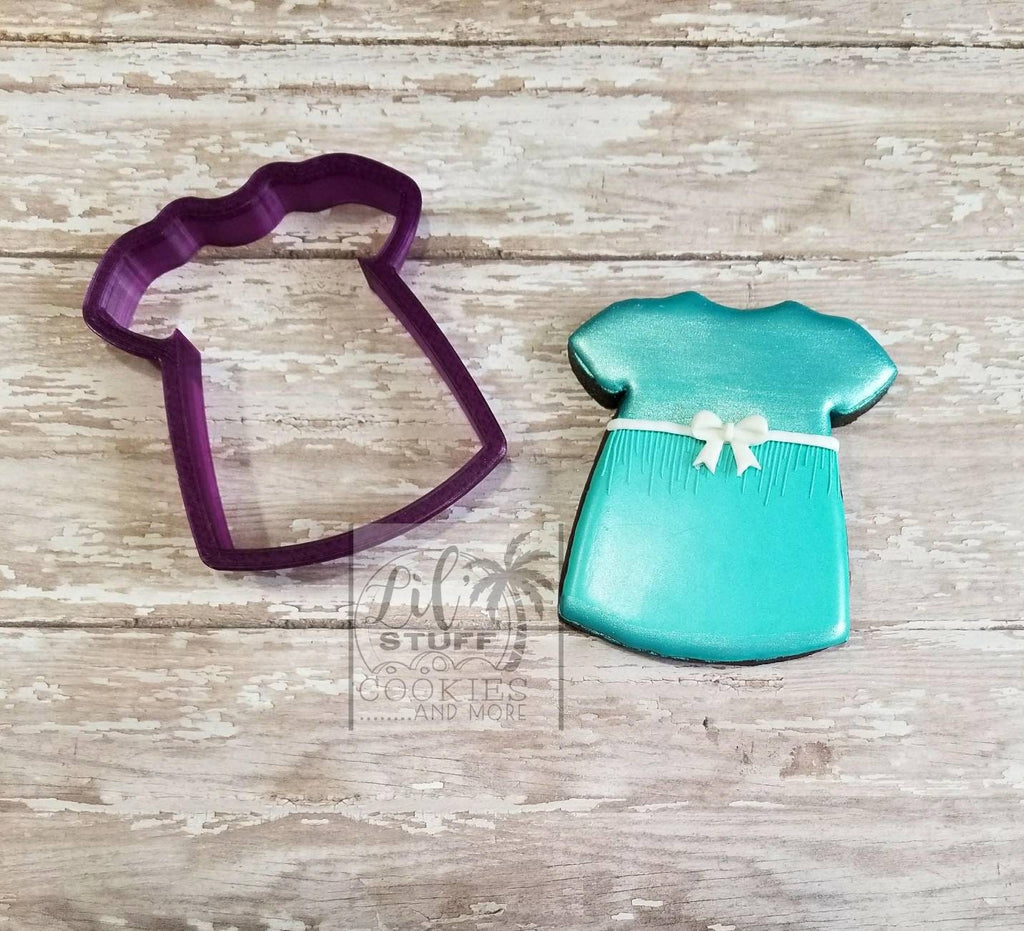 Baby Dress Cookie Cutter and Fondant Cutter and Clay Cutter