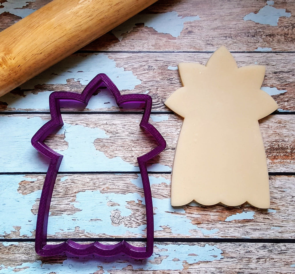 Homecoming Mum or Shooting Star Cookie Cutter and Fondant Cutter and Clay Cutter