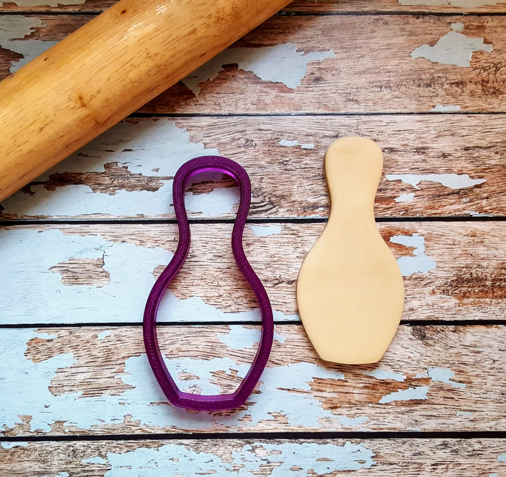 Bowling Pin Cookie Cutter and Fondant Cutter and Clay Cutter