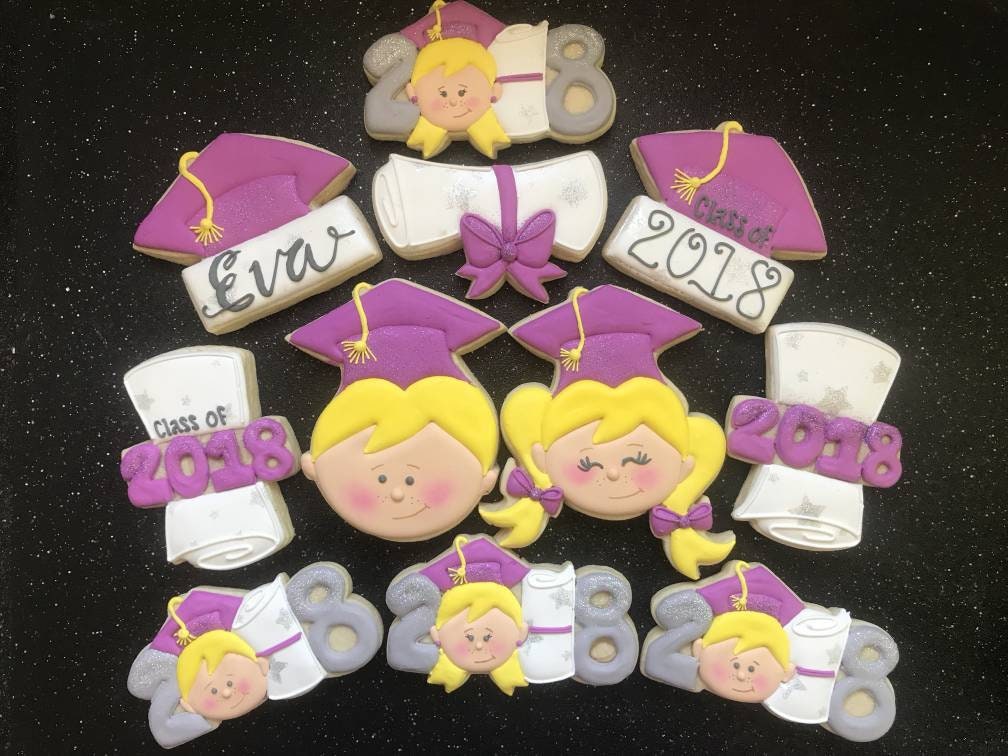 Miss Doughmestic Diploma with Name or Year Plaque Cookie Cutter or Fondant Cutter and Clay Cutter