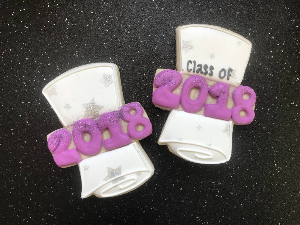 Miss Doughmestic Diploma with Name or Year Plaque Cookie Cutter or Fondant Cutter and Clay Cutter