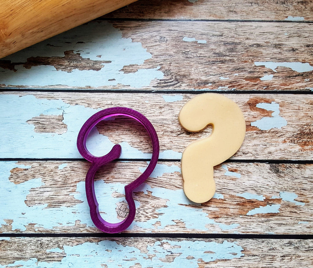 Question Mark Cookie Cutter and Fondant Cutter and Clay Cutter