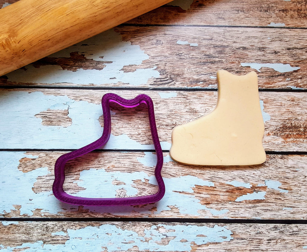 Hockey Skate Cookie Cutter and Fondant Cutter and Clay Cutter